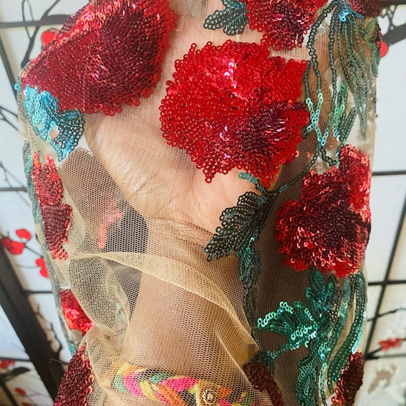 Mesh bodycon dress - Picture 5 of 5